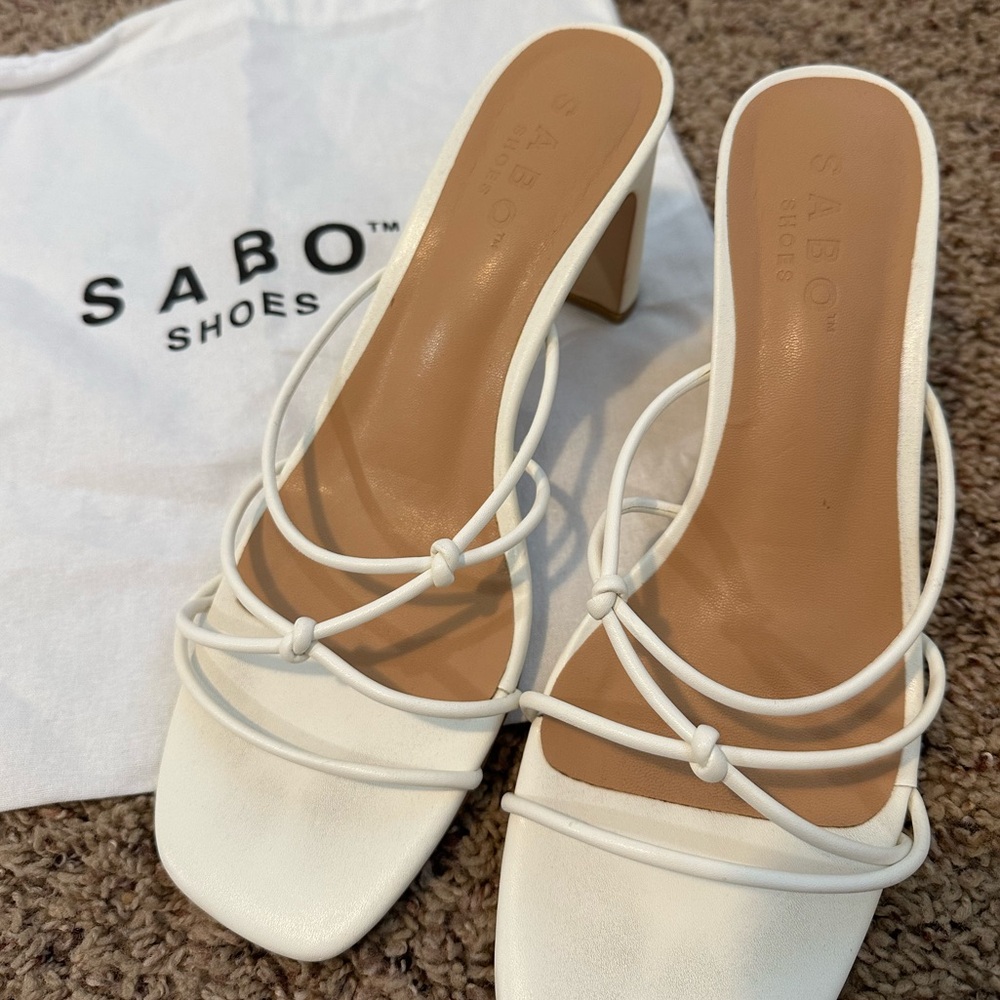 Sabo Skirt Elegant White Heels